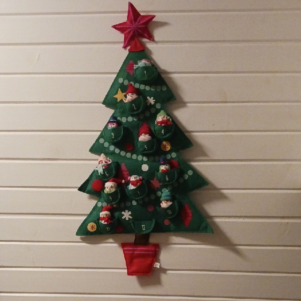 Target Wondershop Fabric Birds In Christmas Tree 12 Day Advent Calendar 2022
